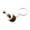 Black, variant on harmtty Key Chain Multi-purpose Memorable Collective Reusable Fine Craftsmanship Souvenirs Gift Creative Auto Part Model Gear Shifter Keychain Toy for Wallet,Black