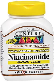 21st Century Niacinamide 500 mg, 110 Ct