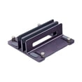 thumbnail image 3 of BELOVING Vertical Laptop Stand Adjustable Dock Sturdy Organizer for Desk Home Laptops Gray Double Slot, 3 of 10