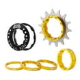 thumbnail image 1 of Almencla 14T Single Speed Flywheel Adapter Cassette Set Gear Conversion Kit Fixie gold, 1 of 8