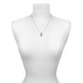 thumbnail image 2 of Silvertone Dance Silver Tone Cross and Bunny Necklace and Earrings Set, 2 of 5
