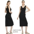 thumbnail image 1 of Robes à Bretelles Grande Taille pour Femmes Fines Sans Couture en Soie Glacée Jupon d'Été Robe Sans Manches 5TG, 1 of 5
