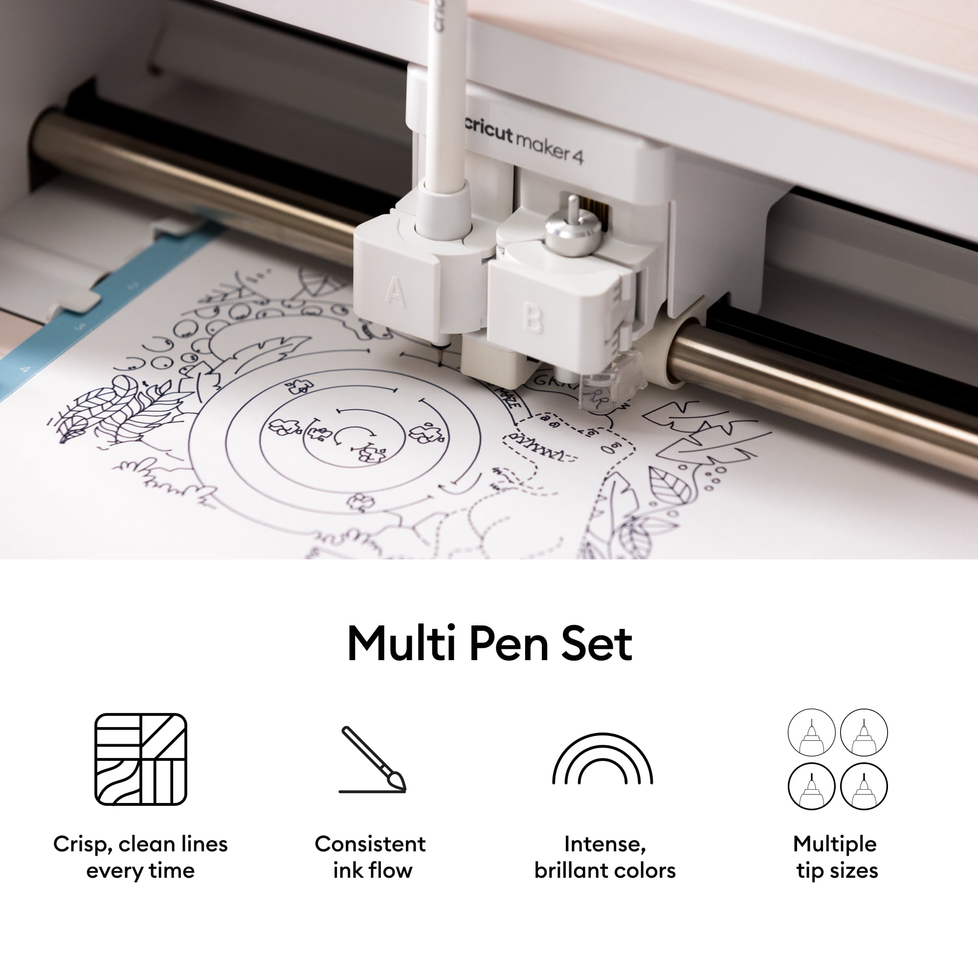 Cricut® Multi Pen Set, Gold (5), Fine Point,Gold