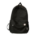 thumbnail image 1 of Mochila de color sólido Mochila ligera Casual para el trabajo Viajes cortos Damas Negro jinwen Mochila de color sólido, 1 of 7