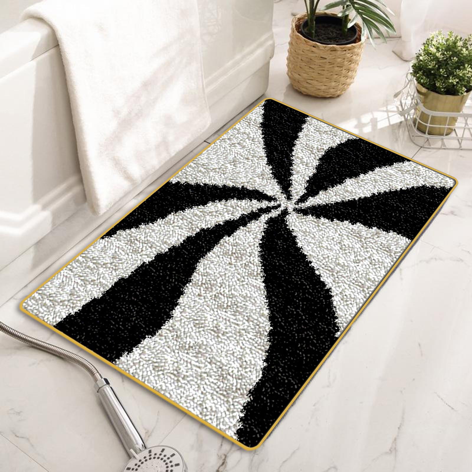 Wxqbjtam 2x Latch Hook Kit DIY Rug Tapestry Carpet Making Embroidery Needlework for Adult
