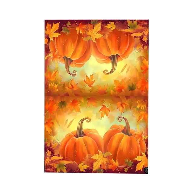 TIELUTT Maple Leaf Pumpkin Print Mailbox Protective Cover Durable Outdoor Weather Decorative Mailbox Guard for Couch Cover for Cats Scratching Sofa Cover Set Recliner Arm Covers Garden Fabric Exterior