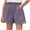 Purple, variant on Girls Shorts Girls High Waisted Shorts Girls' Spring/Summer Lightweight Loose Fit Linen Shorts