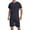 01Navy, variant on Aiyino Men's 2 Pieces Short SleeveShorts Summer Outfits Men's Tracksuit Henley Short Sleeve Suit Set Casual Running Sport Sweat Activewear 2 Piece Set