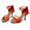 Red, variant on EQWLJWE Women's Latin Dance Shoes Satin Professional Ballroom Salsa Practice Performance Dance Shoes