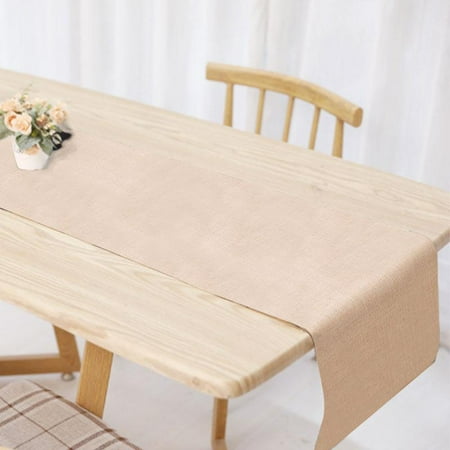 

Tablecloths - Rectangular Tablecloth Linen Farmhouse Tablecloth Waterproof Shrinkproof Soft Wrinkle Resistant Decorative Fabric Table Cover for Kitchen Yellow 32*160CM Yellow 32*160cm