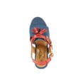 thumbnail image 5 of Forever Young Women's Denim Embellishment Wedges with Contrast Straps, Buckles and Tassels, 5 of 6