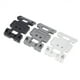 thumbnail image 3 of RC Chassis! RC Baffle Repuestos de automóviles robusteos Placa de fondo simple para reemplazar el accesorio de los motores para 1/10 90021 90027 90028 SCX10 Silver Inevent FN001650-02, 3 of 7
