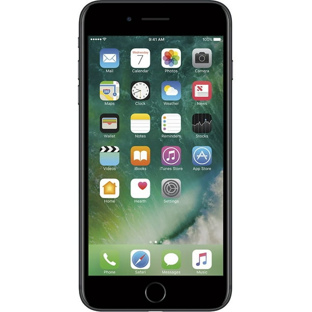 Apple Iphone 7 Plus 256gb Gsm Unlocked Smartphone Black A Grade Excellent Walmart Com Walmart Com