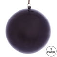 thumbnail image 3 of Vickerman 6" Burgundy Wood Grain Ball Ornament, 3 per Bag, 3 of 3