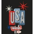 thumbnail image 2 of Americana Vintage Motel Sign Men's Black Crew Neck Short Sleeve Tee-Medium, 2 of 2
