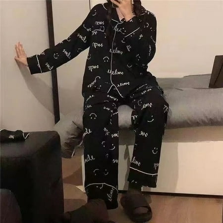 

CoCopeaunt Women Pyjamas Sets Winter And Autumn Stripe Pyjamas Women Clothing Pajamas cotton material Long Sleeve Pijamas Sleepwear