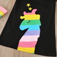 thumbnail image 4 of Vestido de verano Arco Iris de manga corta para niñas Vestido de una pieza Colorido estampado Vestid Abanopi Vestido, 4 of 7
