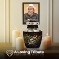 thumbnail image 4 of Yatskia Colorful Garden Tulip Urn for Ashes Adult Male, Large Burial Urns for Human Ashes Adult Female, Memorial Keepsake Urns for Human Ash, (Tasty 10 Inch and 3 Inch), 4 of 8