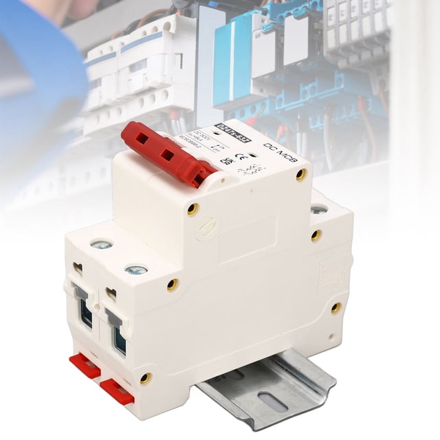 DC Circuit Breaker Pa66 Material, 6000A Rated with 35mm DIN Rail Installation, DC 500V 2P, for Ship Power System with Solar Photovoltaic System or Other DC System