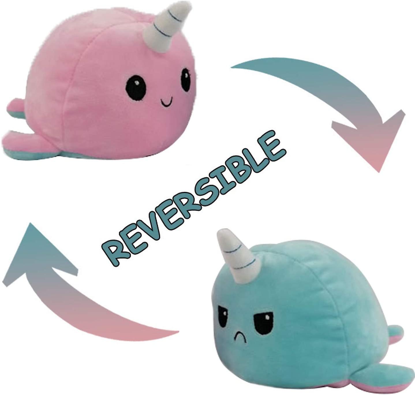 ballena unicornio reversible