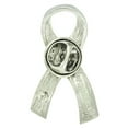 thumbnail image 3 of Light Blue Awareness Ribbon with Rhinestone Enamel Lapel Pin, 3 of 3