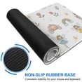 thumbnail image 6 of Long Mouse Pads for Desk,White Fairy Castle Pattern Desk Mats on Top Of Desks, Desk Mouse Pad Extra Large with 3mm Non-Slip Base and Stitched Edge for Gaming,Office,Work,Home 31.5"x11.8", 6 of 6