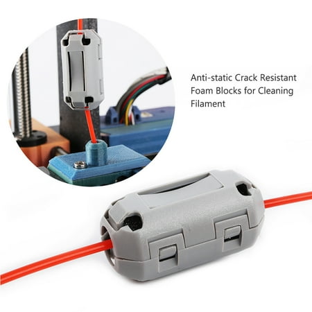 3D Printer Supplies Filament Cleaner Anti-static Crack Resistant Foam Blocks for Cleaning Filaments FLA ABS (Best Cheap 3d Printer Uk)