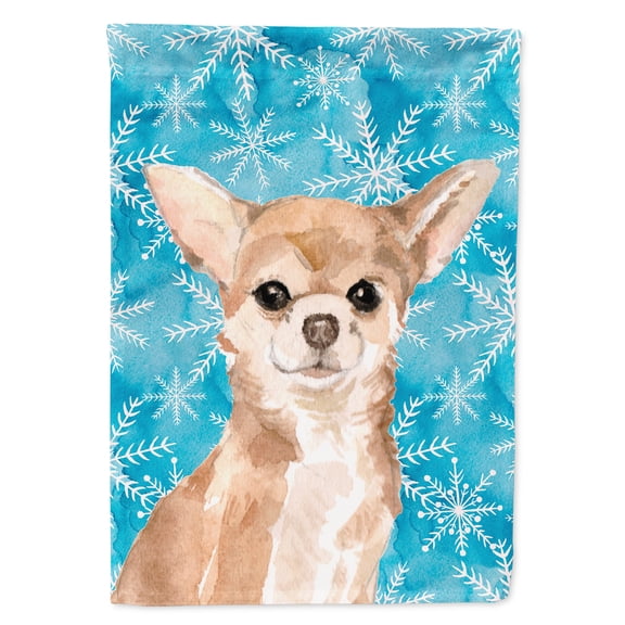 Chihuahua Winter Garden Flag