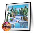 thumbnail image 1 of Cuadros Decorativos Diamond Painting 5D DIY Navidad Full Round Drill Rhinestone Kit (HJ013) DQrwqpou Nuevos Originales, 1 of 9
