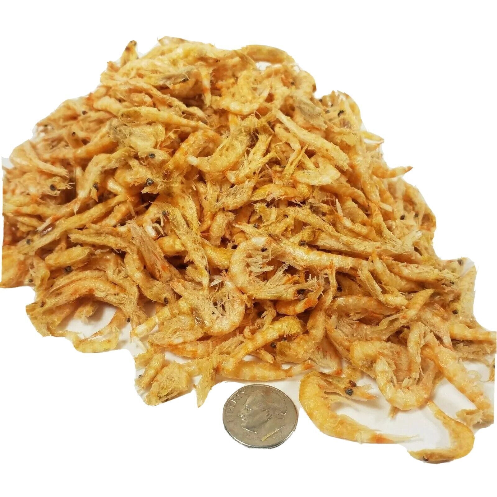 Arctic Krill, Floating Freeze Dried Arctic Krill for Larger Tropical Fish, Marine Fish, Large Cichlids, Large Catfish, Pond Fish, Aquatic Turtles, Land Turtles, Hamsters, Rodents, Reptiles...7oz Bag