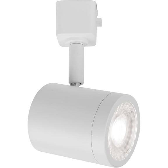 Charge 8010 LED Adjustable Track Head 5-CCT Selectable 9W 865 Lumens Fully Dimmable in White for L-Style 2 Wire Track