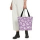 thumbnail image 5 of Easygdp Purple Butterflies Floral Bolso de Hombro para Mujer, Bolso Bandolera y Cartera de Mano Elegante para Uso Diario, 5 of 6