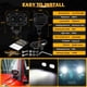 thumbnail image 4 of Auxbeam Faros LED Cuadrados 4" 60W 3600lm 120° Haz Flood IP68 Impermeables, 4 of 8