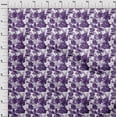 thumbnail image 3 of oneOone Georgette Viscose Purple Fabric Flower Watercolor Sewing Craft Projects Fabric Prints By Yard 42 Inch Wide, 3 of 4