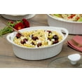 thumbnail image 4 of CorningWare French White 1.5-quart Oval Casserole with Glass Lid, 4 of 4