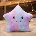 thumbnail image 3 of 16X14 Inch Glowing Star Plush Toy Dreamy LED Night light Cushion for Bedroom Decor Purple Pink Stuffed Star Pillow for Holiday Present, 3 of 8
