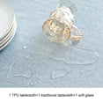 thumbnail image 4 of FNNMNNR Table Cloth Home Hotel Dining Decor Picnic Oil-proof Waterproof Tables Cover Cotton Linen Round Shape Tablecloths Supplies Blue, 4 of 9