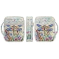 thumbnail image 2 of ZUXONGSY Daisy Dragonfly Print Bible Cover Case for Women Quilted Bible Protector Portable ChuZU Bag with Pen Holder Handbag for Work, 2 of 7