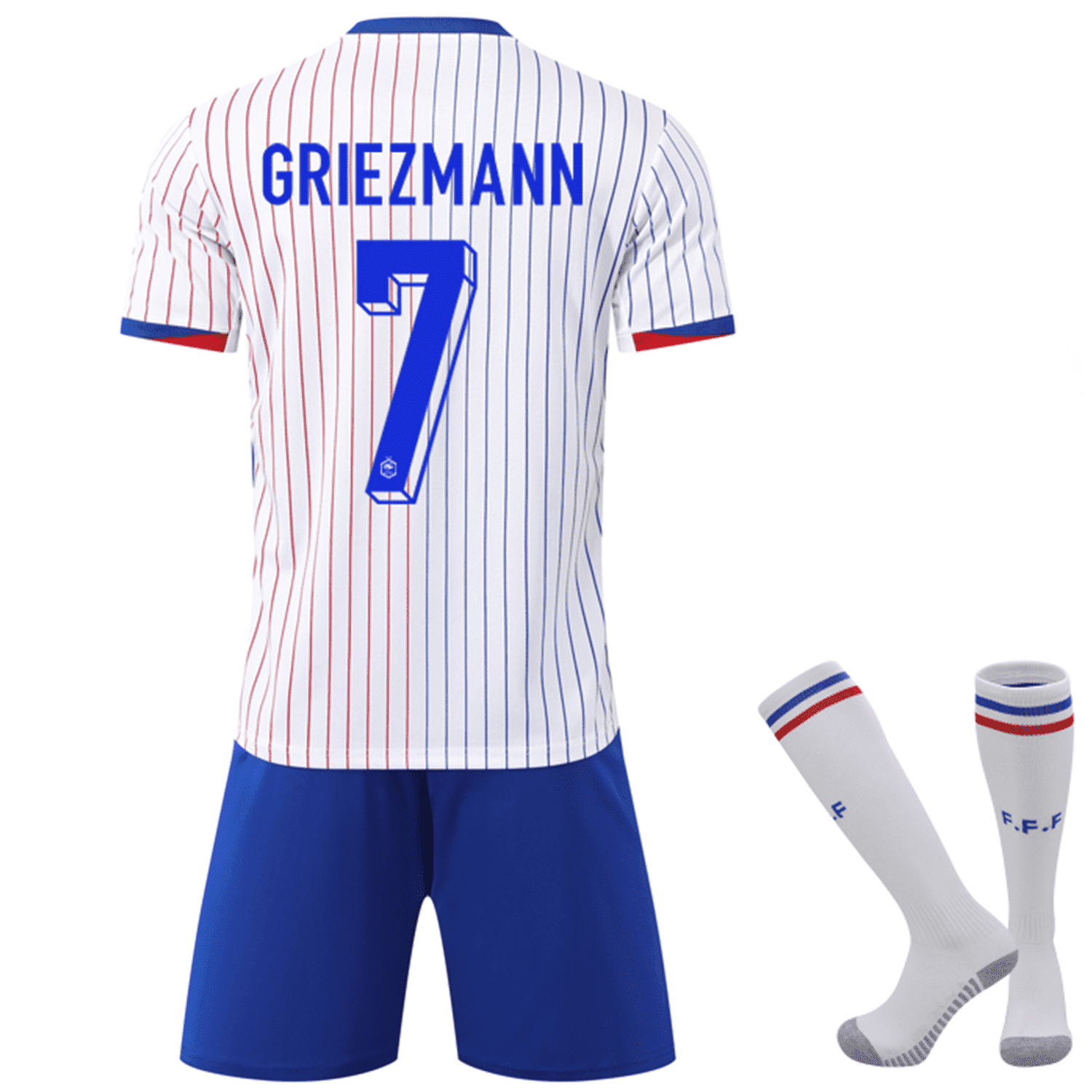 Griezmann 2022 World Cup factory French Soccer Jersey #7 Griezmann Fan Jersey Size S