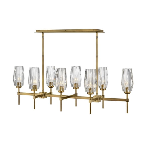 Hinkley Lighting - Ana - 8 Light Linear Chandelier in Modern-Glam Style - 46