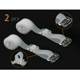thumbnail image 2 of INSPIRE CHIC Women's Non-Slip Clear Bra Strap Replacement Invisible Shoulder Straps, 2 of 5