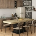 thumbnail image 4 of OXYLIFE Extendable Dining Table for 6-8 Person for Living Room, 63"-78.7" Wide, Oak+Black, 4 of 5