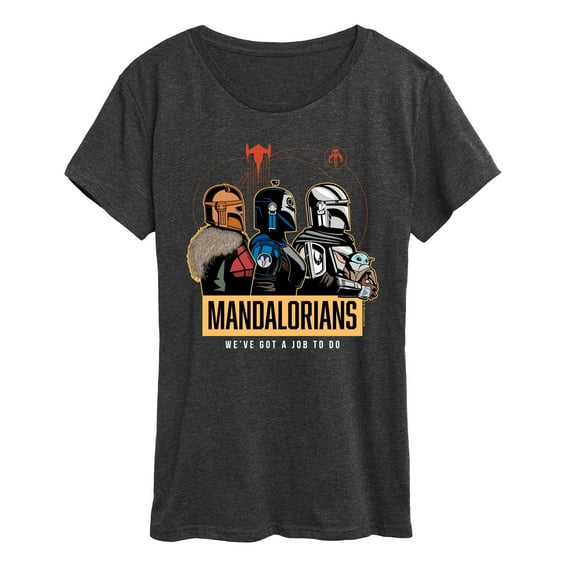 Star Wars - The Mandalorian Mando Space  - Wo Men's Short Sleeve Graphic T-Shirt