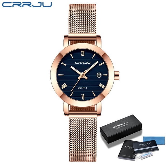 Women Watches Top Brand Luxury Japan Quartz Movement Stainless Steel Sliver White Dial Waterproof Wristwatches relogio feminino