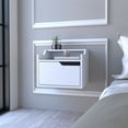 thumbnail image 5 of Floating Nightstand Chester, Bedroom, White, 5 of 7