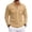 Khaki-A#90716G, variant on Hearthz Golf Polo Shirts for Men Soft Breathable Moisture Wicking Long Sleeve Work Shirts for Men Comfort Colors Collared Mens Golf Polo Shirts with Pocket Dark Gray XL