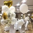 thumbnail image 3 of Party Balloons, Garland Arch Kit 16Ft, Macaron Latex Balloons Leaves for Baby Shower, Wedding, Birthday or Any Party Decorations (123pcs White+Rose Gold), 3 of 6