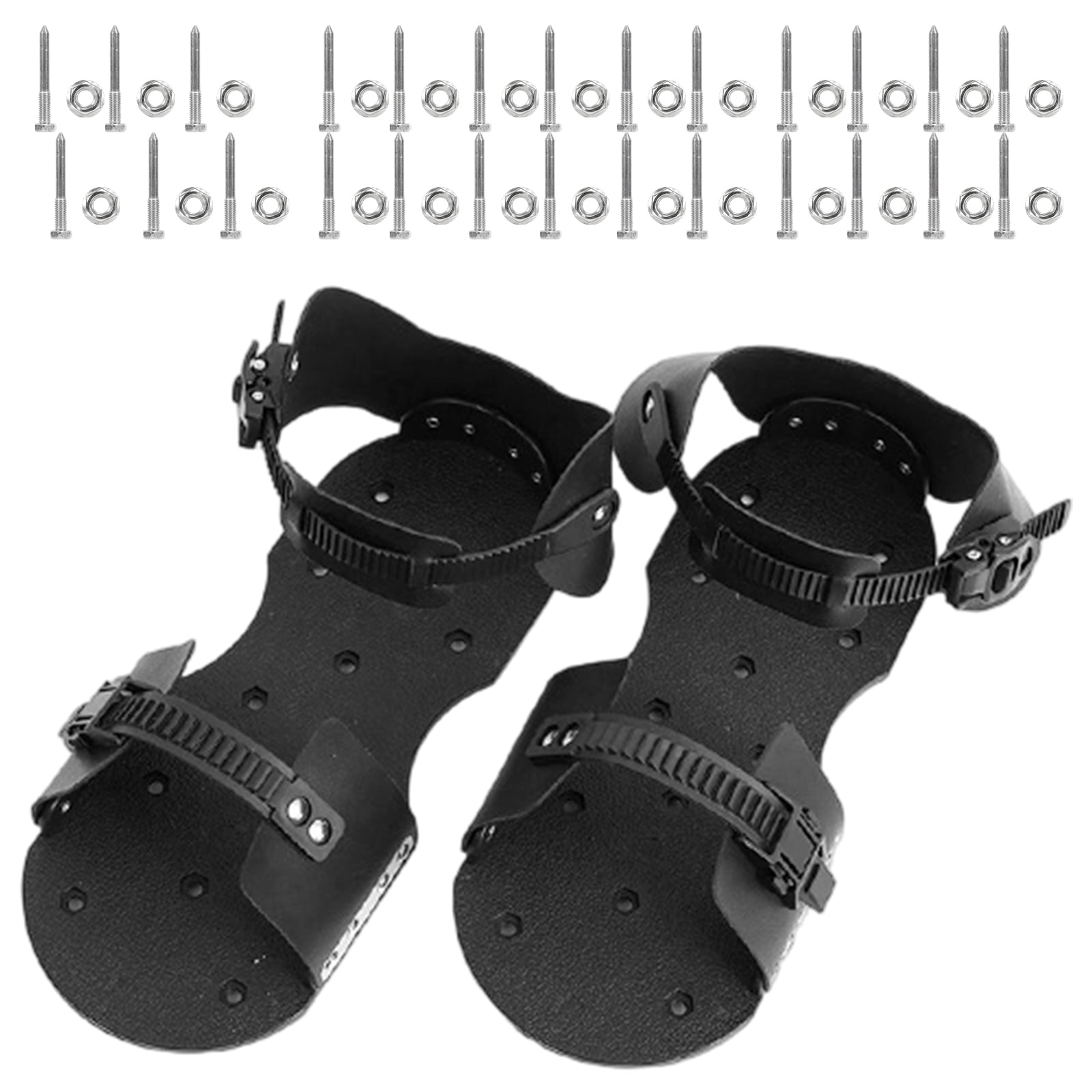 2 in 1 Nylon Aerator Shoes Aerating Footwear For Lawns Care And Epoxy Floor Projects 13 Spikes Penetrate Hard Soil