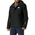 thumbnail image 1 of Helly Hansen Men's Seven J Waterproof Windproof Breathable Rain Jacket 992 Black Large, 1 of 5