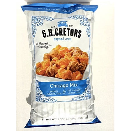 G. H Cretors Chicago Mix Value - Two 26 Oz. Bags